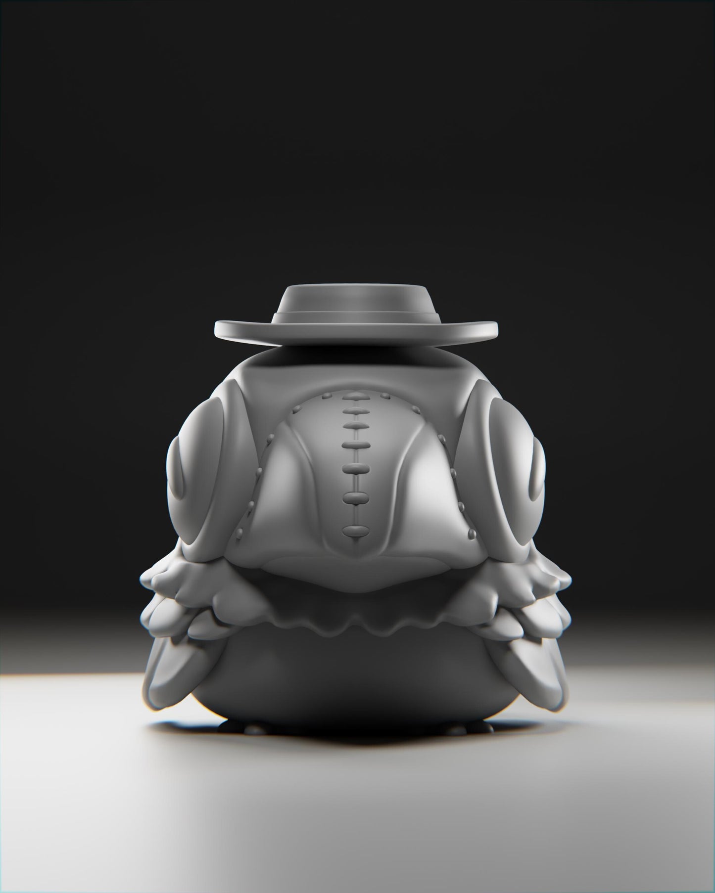 Plague Crow - UNPAINTED 3D Resin Figure - Grumpii Art Toy