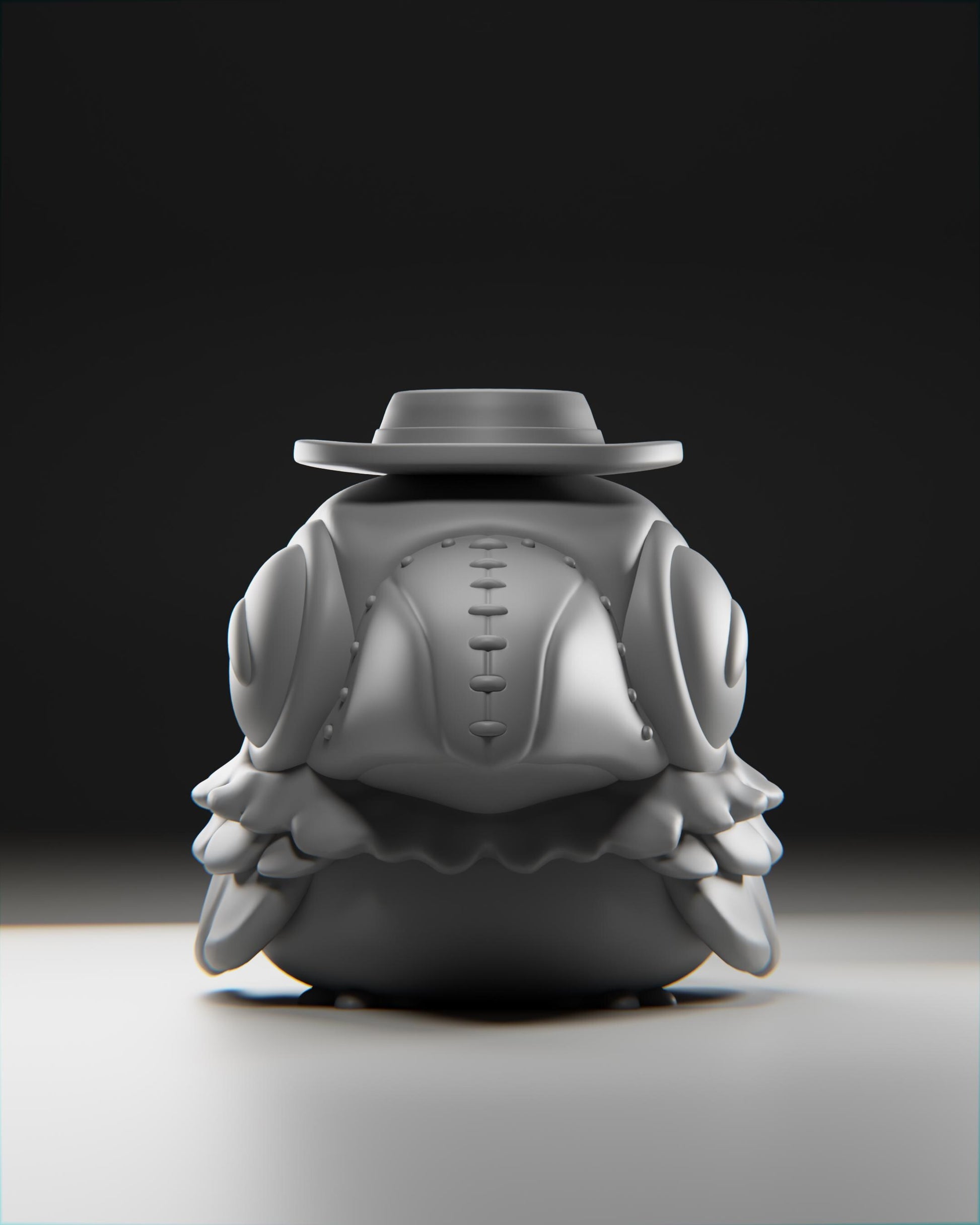 Plague Crow - UNPAINTED 3D Resin Figure - Grumpii Art Toy