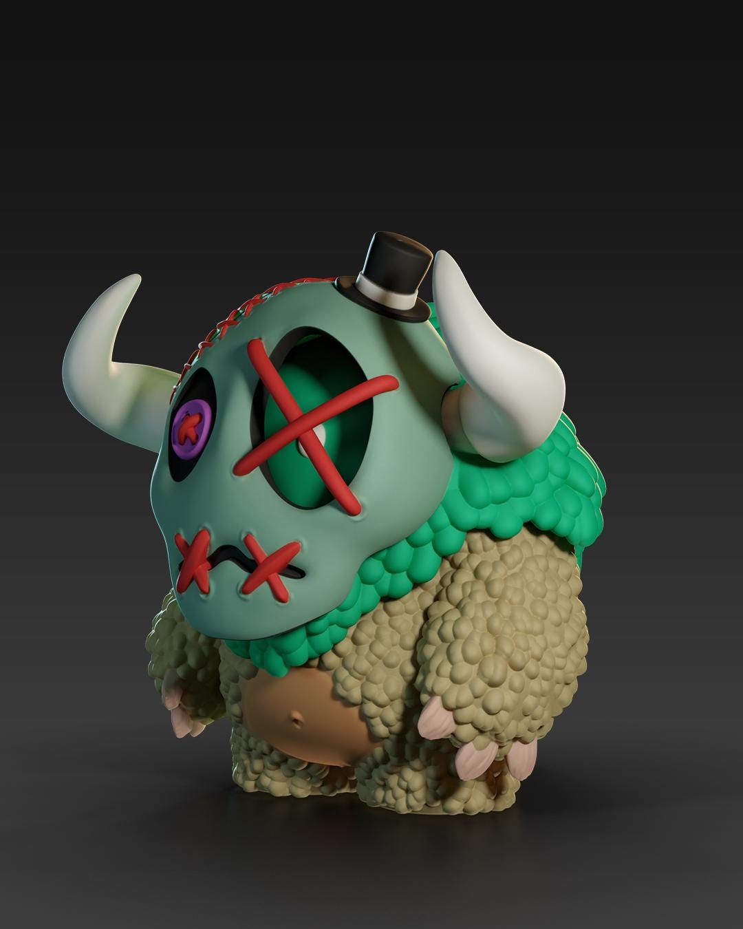 Voodoos Bears - UNPAINTED 3D Resin Figure - Doreki Studio