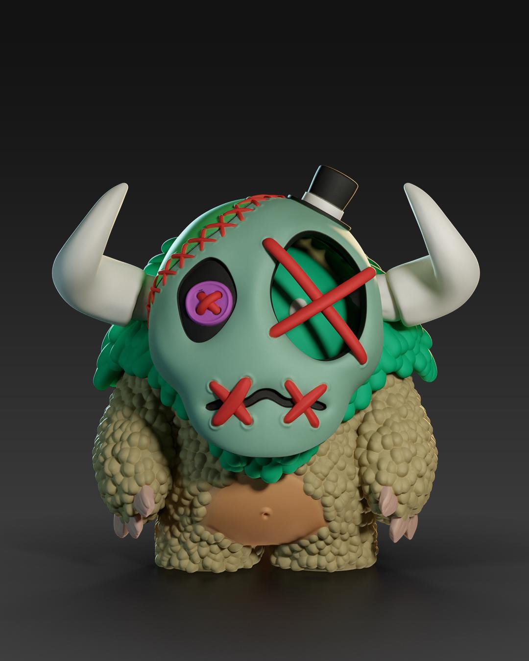 Voodoos Bears - UNPAINTED 3D Resin Figure - Doreki Studio