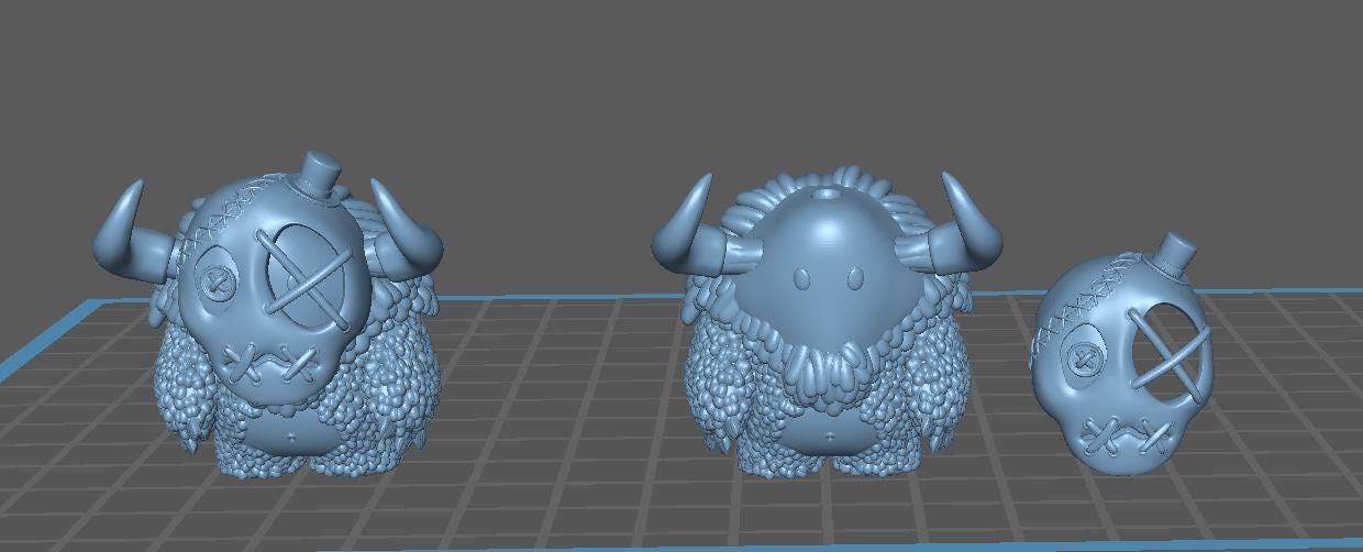 Voodoos Bears - UNPAINTED 3D Resin Figure - Doreki Studio