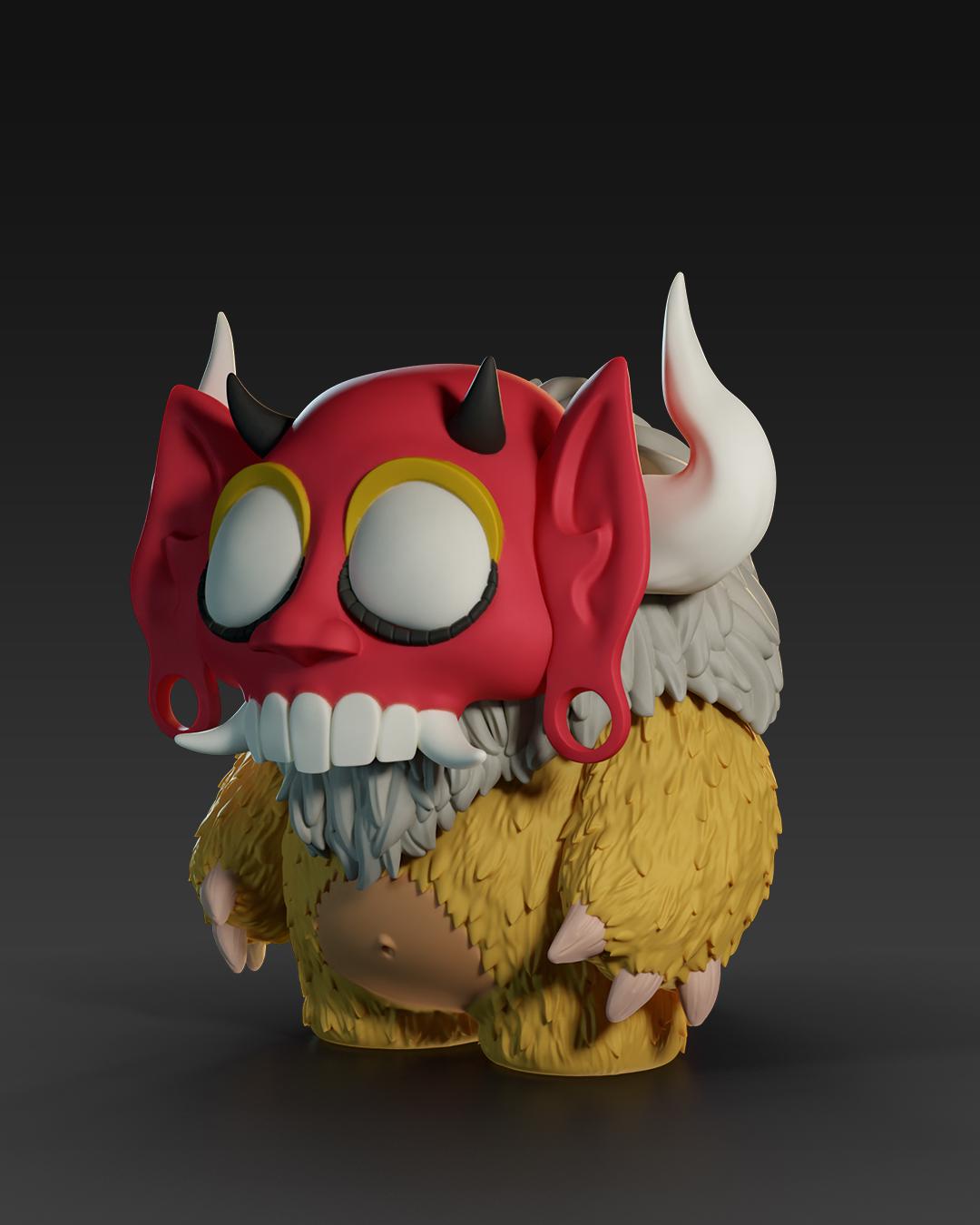 Voodoos Bears Lucifer - UNPAINTED 3D Resin Figure - Doreki Studio