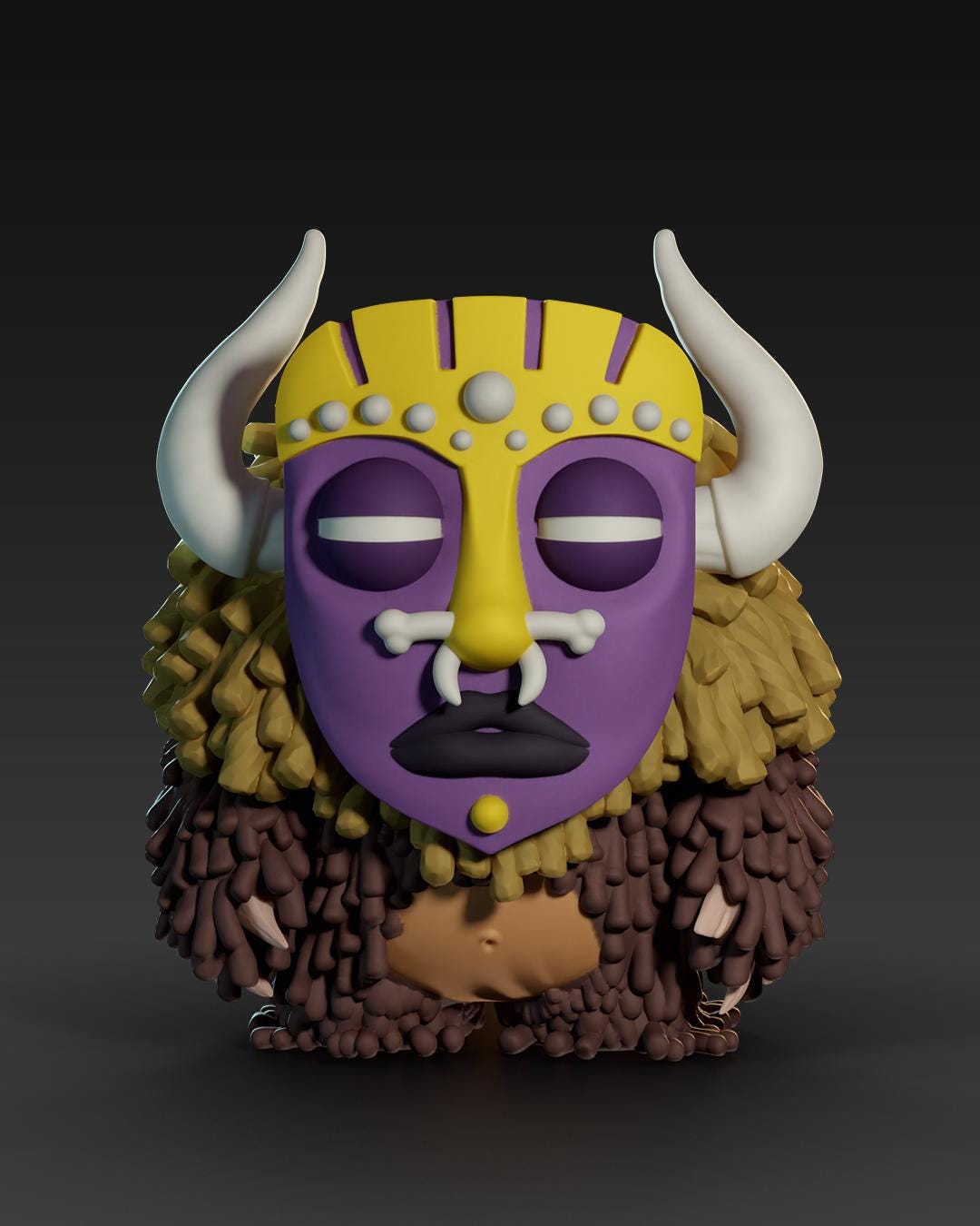 Voodoos Bears Witch Doctor - UNPAINTED 3D Resin Figure - Doreki Studio