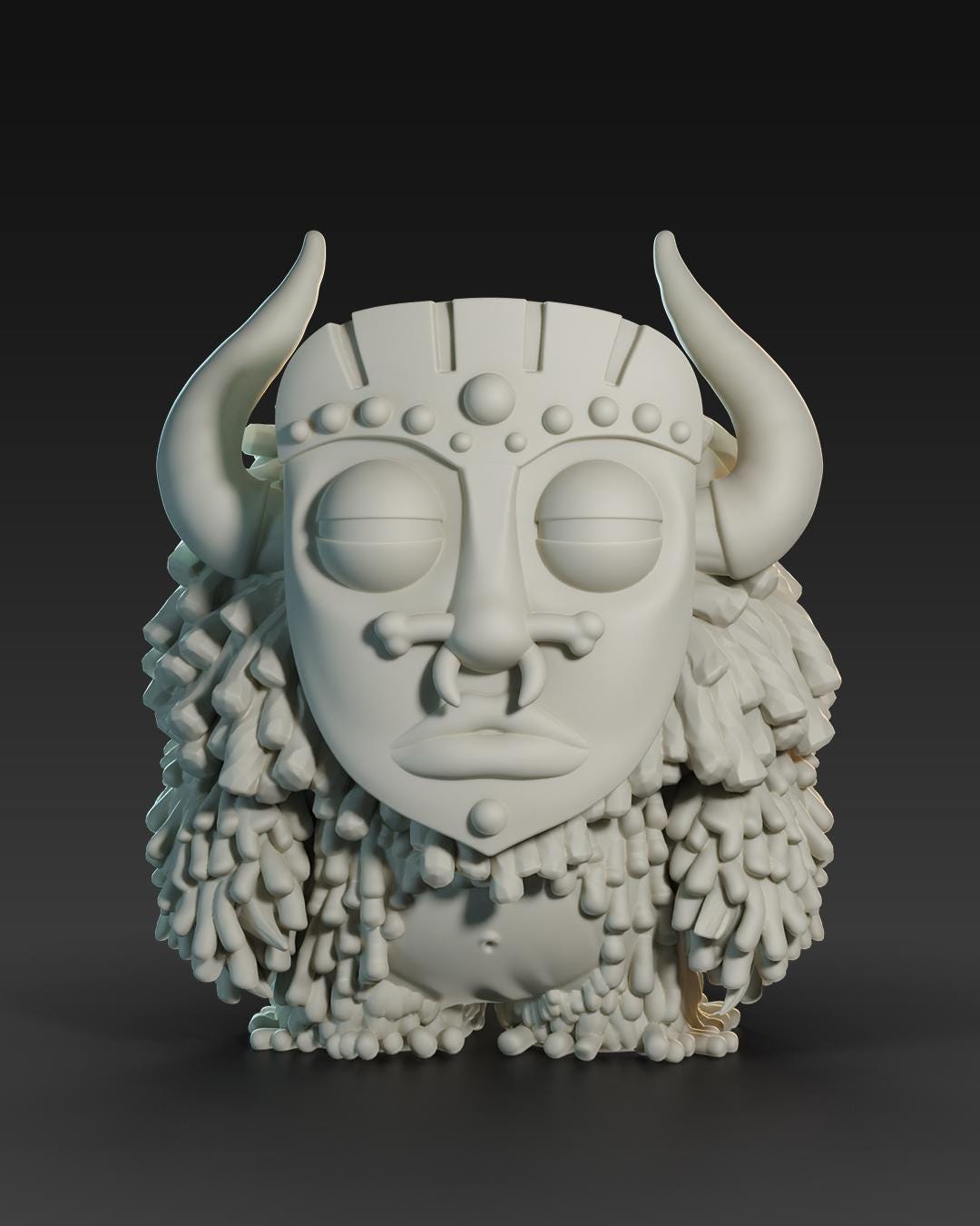 Voodoos Bears Witch Doctor - UNPAINTED 3D Resin Figure - Doreki Studio