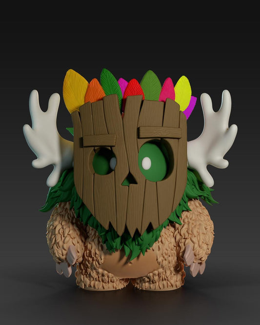 Voodoos Bears Forest Shaman - UNPAINTED 3D Resin Figure - Doreki Studio