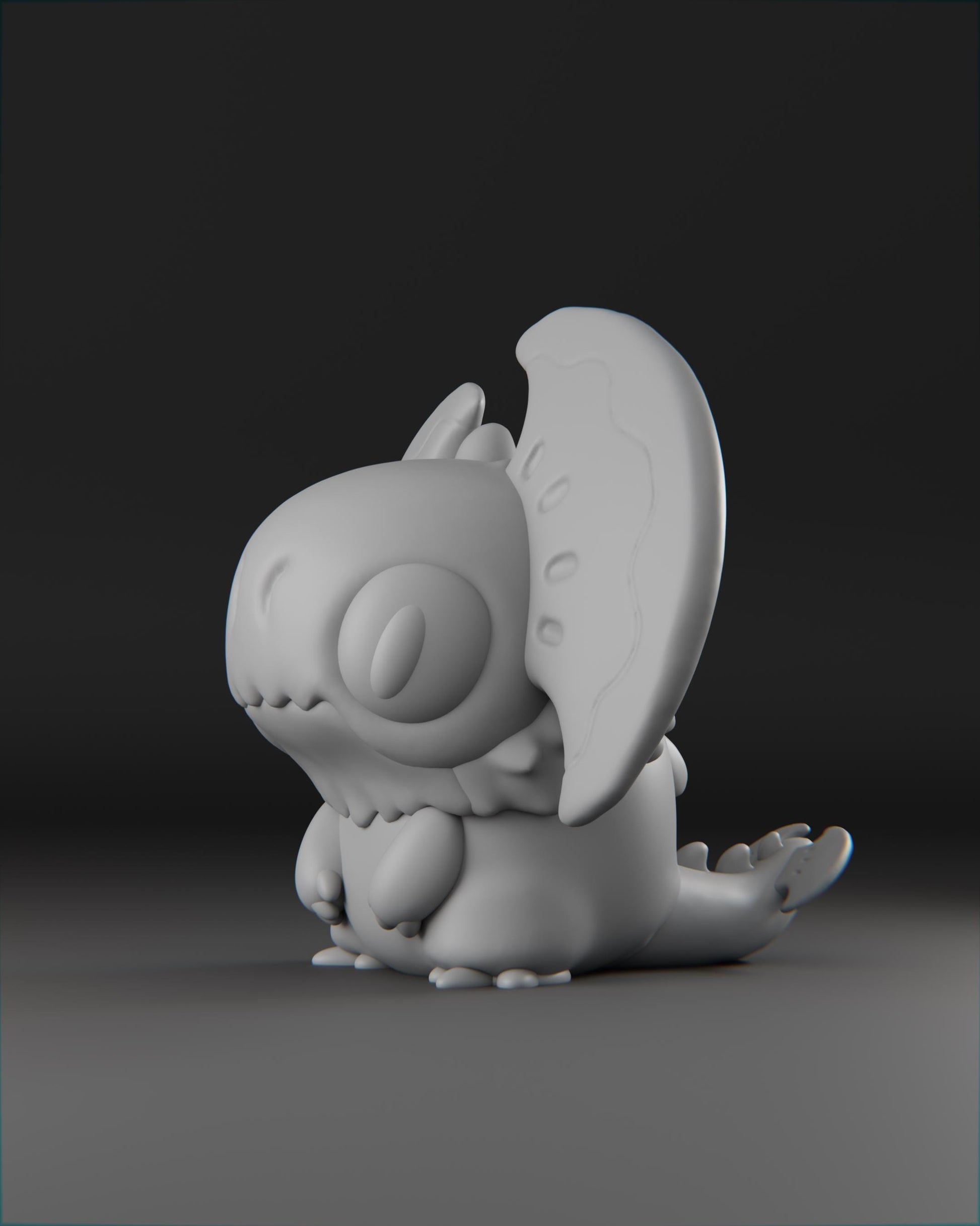 Oxdrekii - UNPAINTED 3D Resin Figure - Grumpii Art Toy