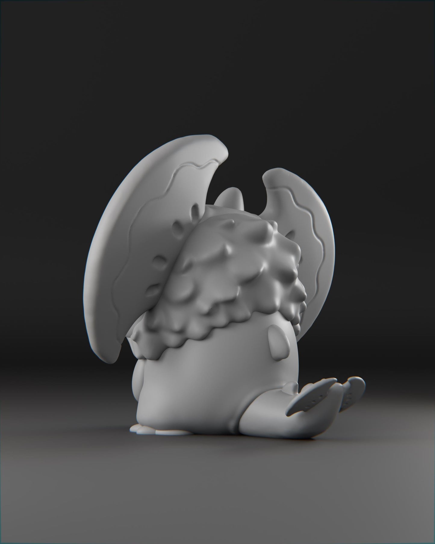 Oxdrekii - UNPAINTED 3D Resin Figure - Grumpii Art Toy