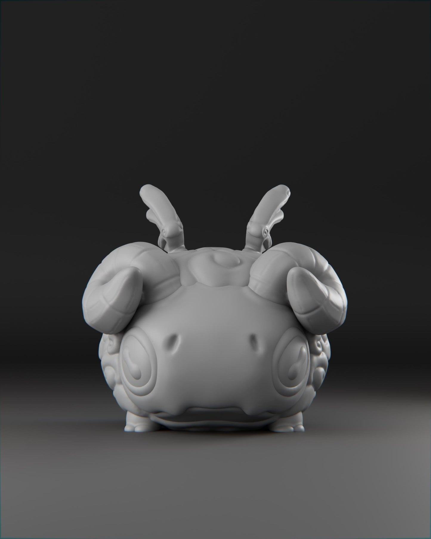Baardrek - UNPAINTED 3D Resin Figure - Grumpii Art Toy
