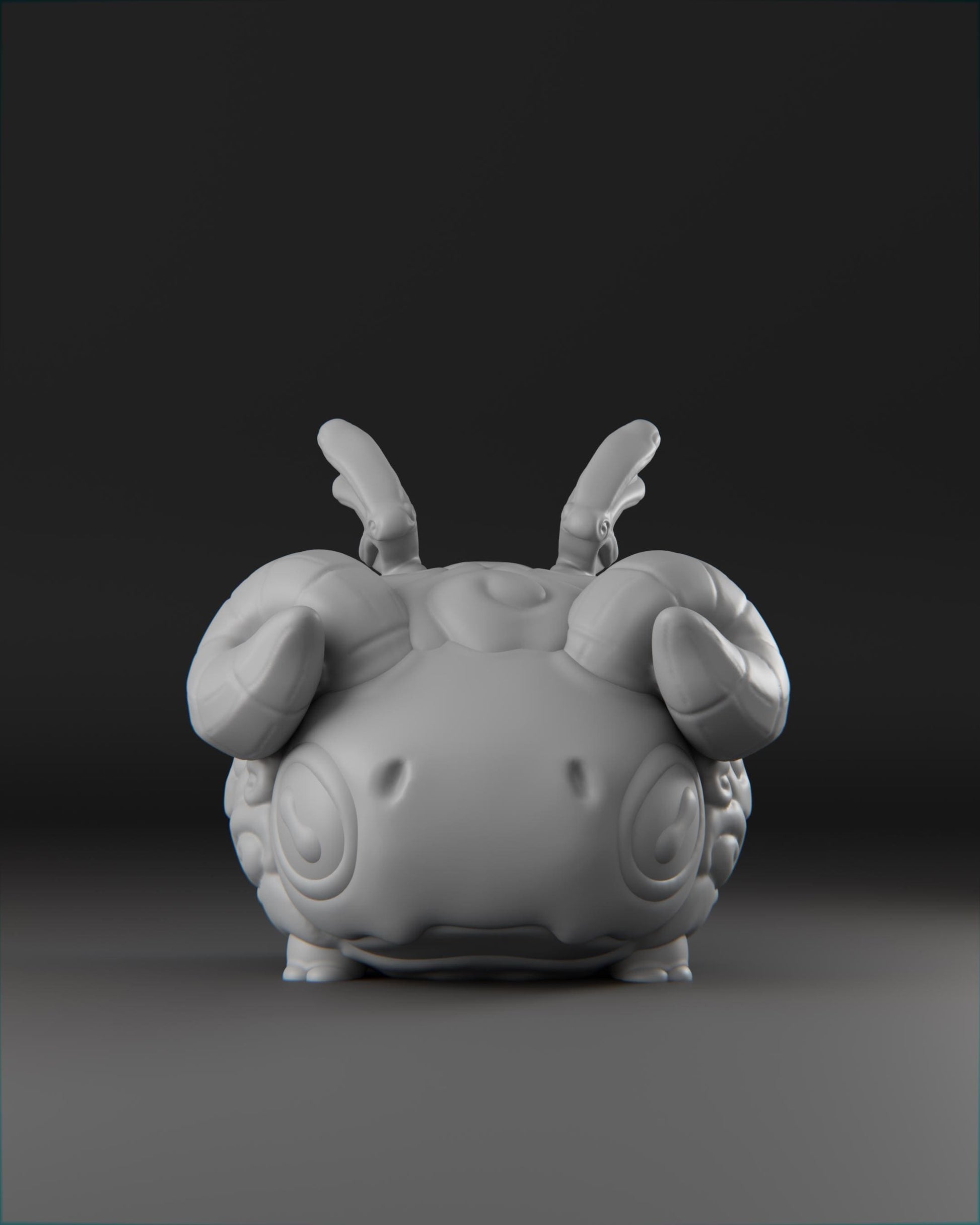 Baardrek - UNPAINTED 3D Resin Figure - Grumpii Art Toy