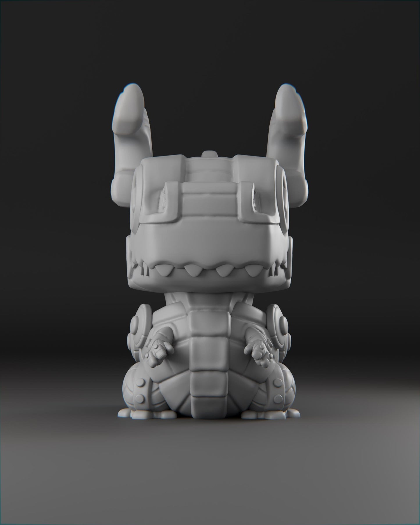 Drakkar - UNPAINTED 3D Resin Figure - Grumpii Art Toy