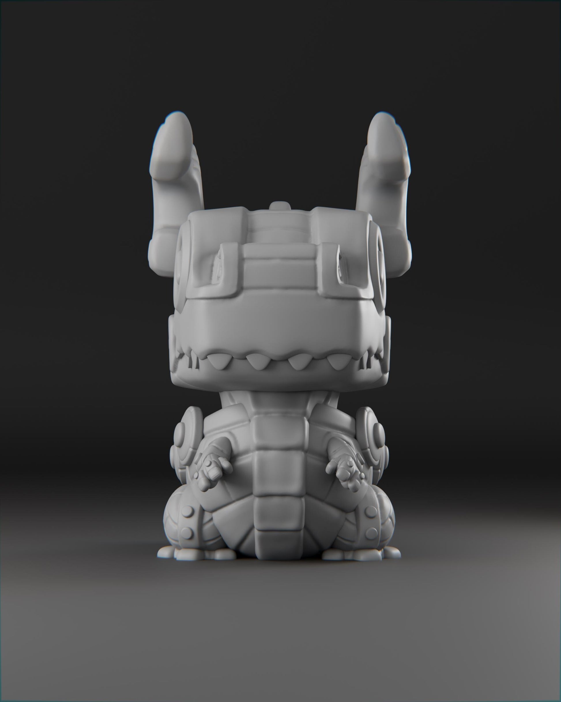 Drakkar - UNPAINTED 3D Resin Figure - Grumpii Art Toy