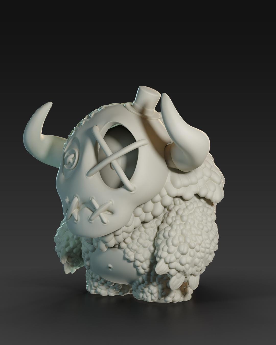 Voodoos Bears - UNPAINTED 3D Resin Figure - Doreki Studio