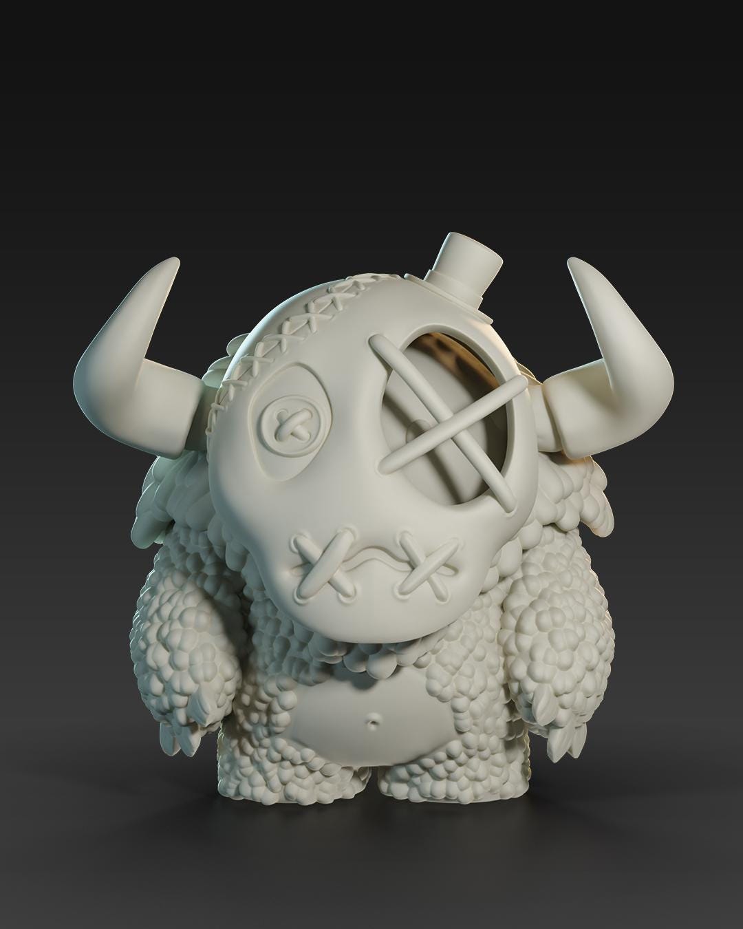 Voodoos Bears - UNPAINTED 3D Resin Figure - Doreki Studio