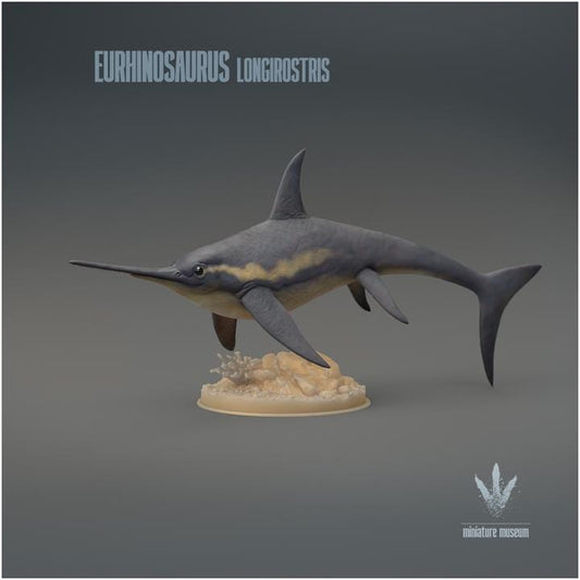 Eurhinosaurus longirostris : The Well-nosed Lizard - UNPAINTED 3D Resin Figure - Miniature Museum