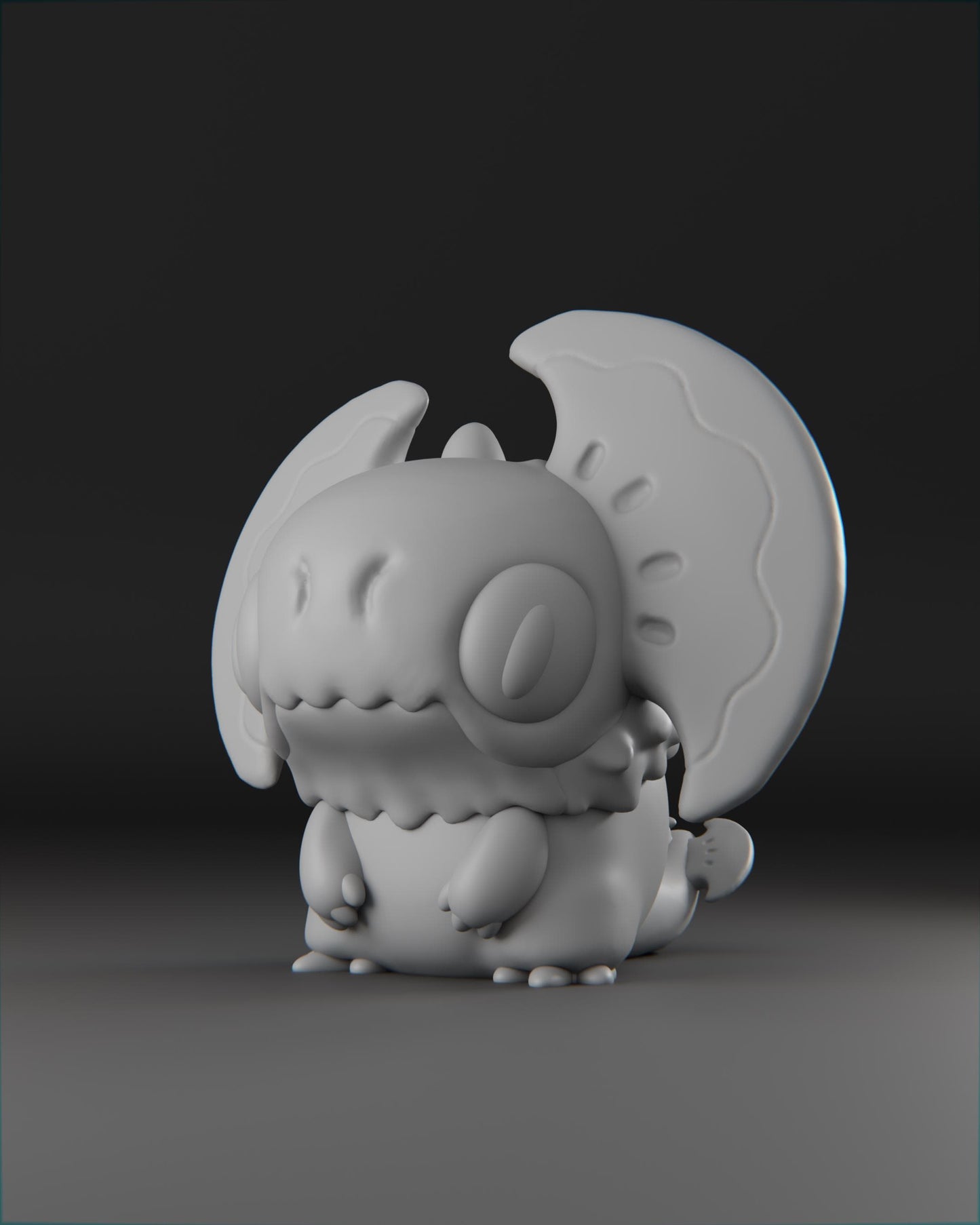 Oxdrekii - UNPAINTED 3D Resin Figure - Grumpii Art Toy