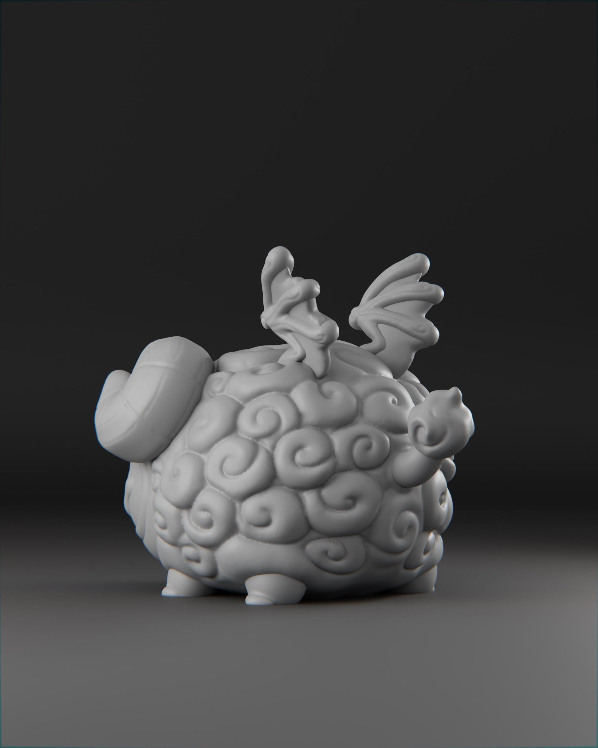 Baardrek - UNPAINTED 3D Resin Figure - Grumpii Art Toy