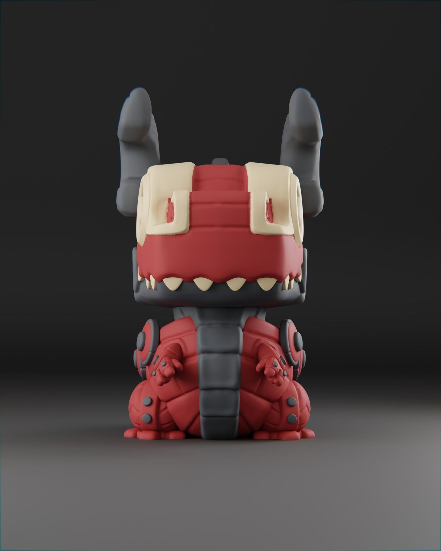 Drakkar - UNPAINTED 3D Resin Figure - Grumpii Art Toy