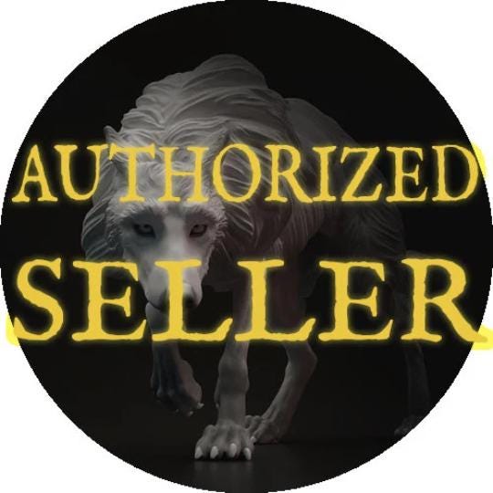 Maned Wolf Standing - UNPAINTED 3D Resin Print - Animal Den Miniatures