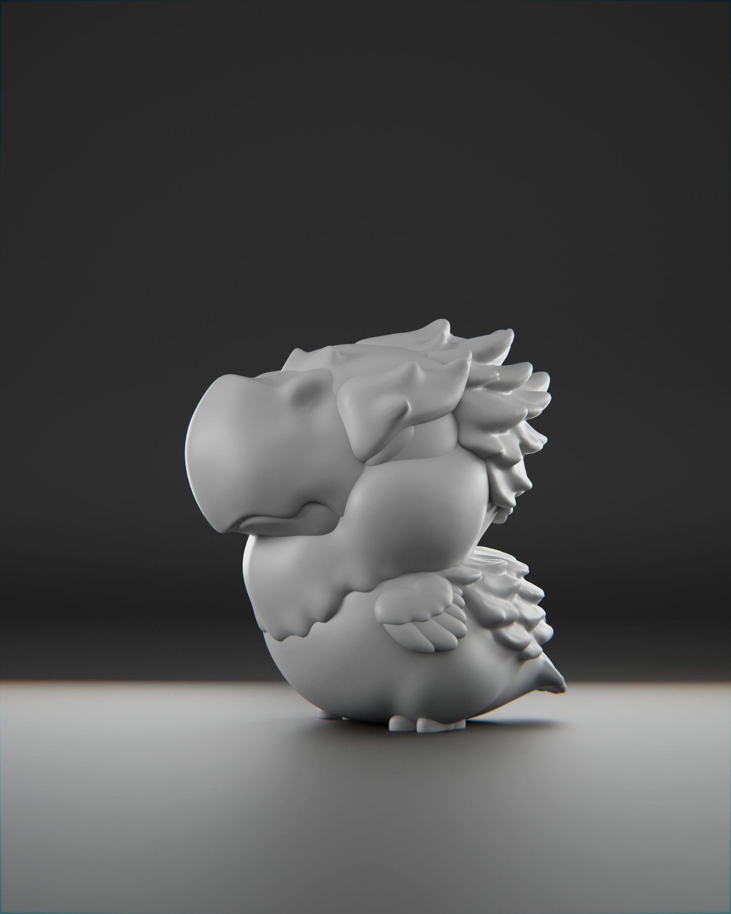 Terrorbeakii - UNPAINTED 3D Resin Figure - Grumpii Art Toy