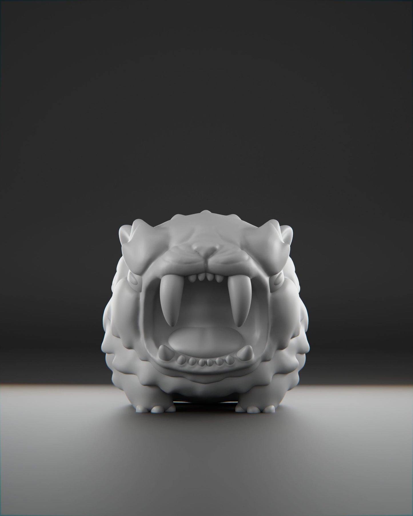 Frostiifang - UNPAINTED 3D Resin Figure - Grumpii Art Toy