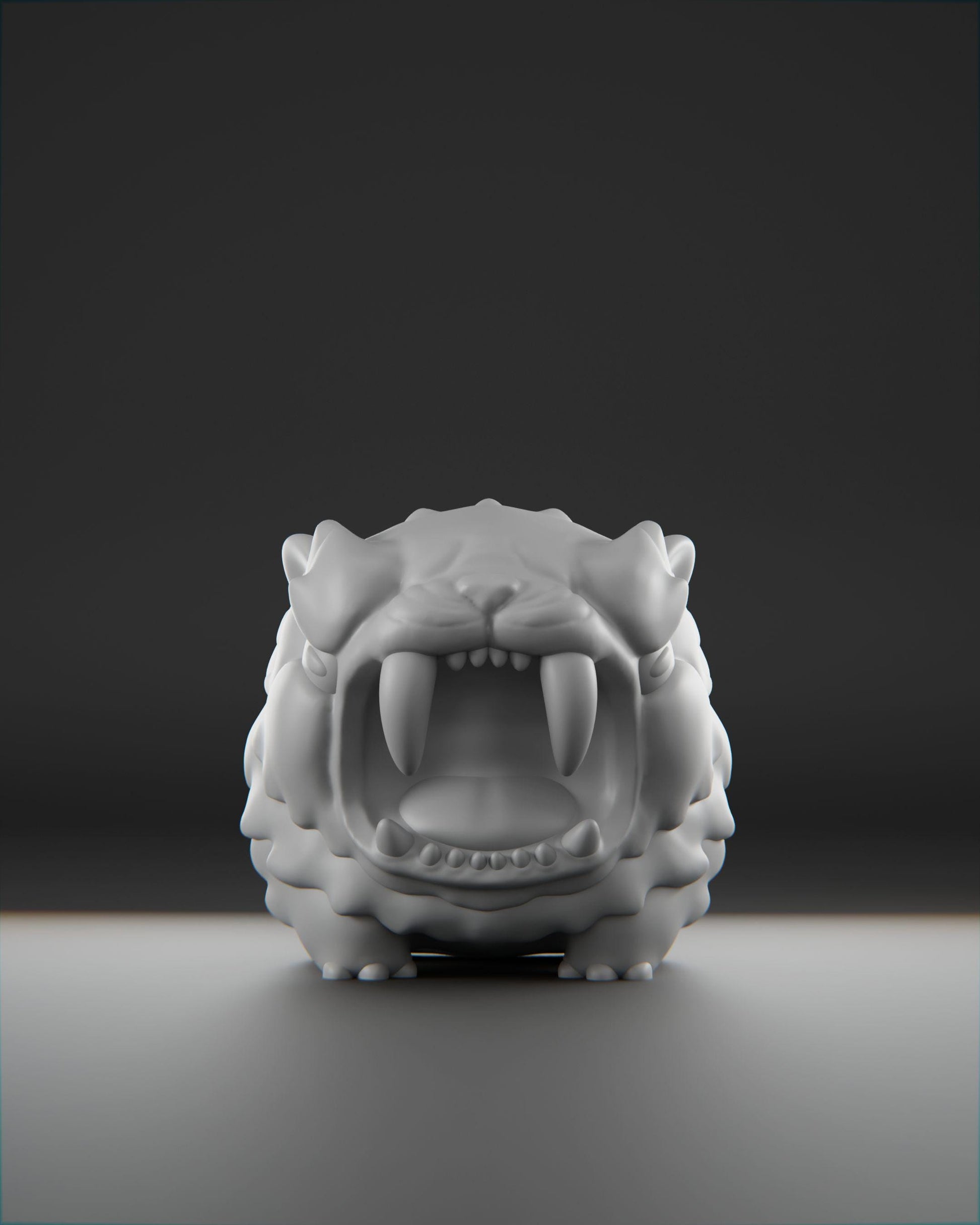 Frostiifang - UNPAINTED 3D Resin Figure - Grumpii Art Toy
