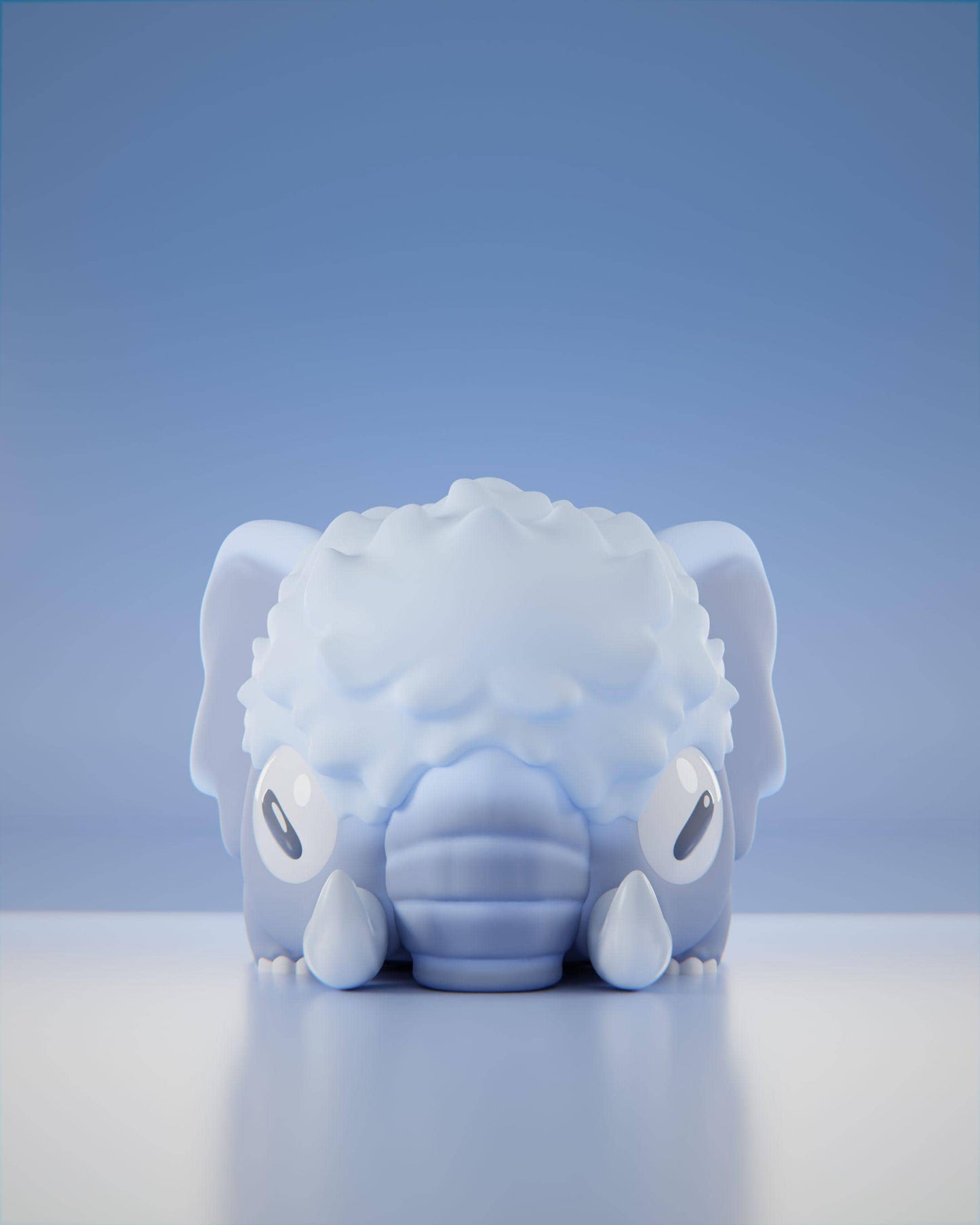 Snowmoth - UNPAINTED 3D Resin Figure - Grumpii Art Toy