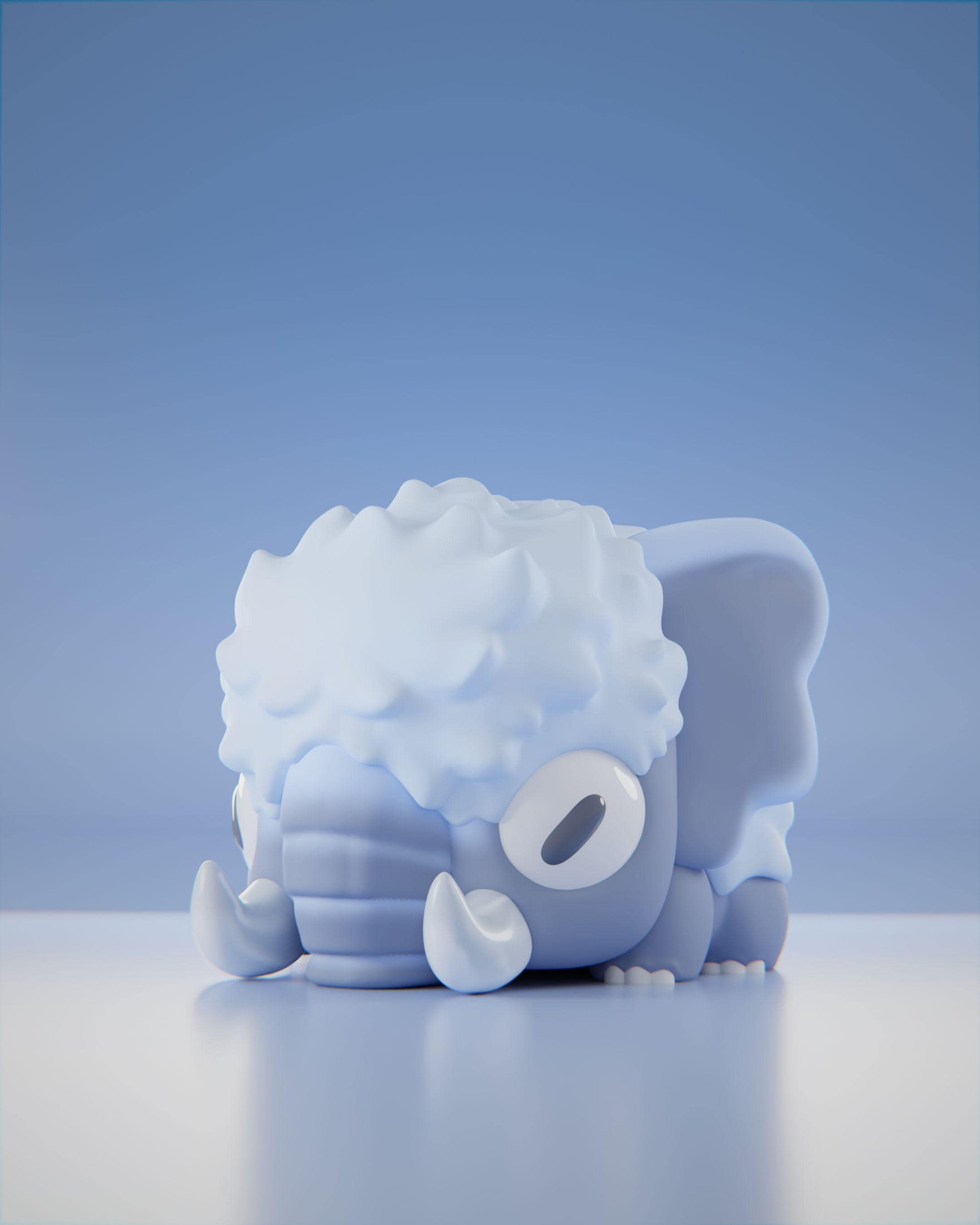 Snowmoth - UNPAINTED 3D Resin Figure - Grumpii Art Toy