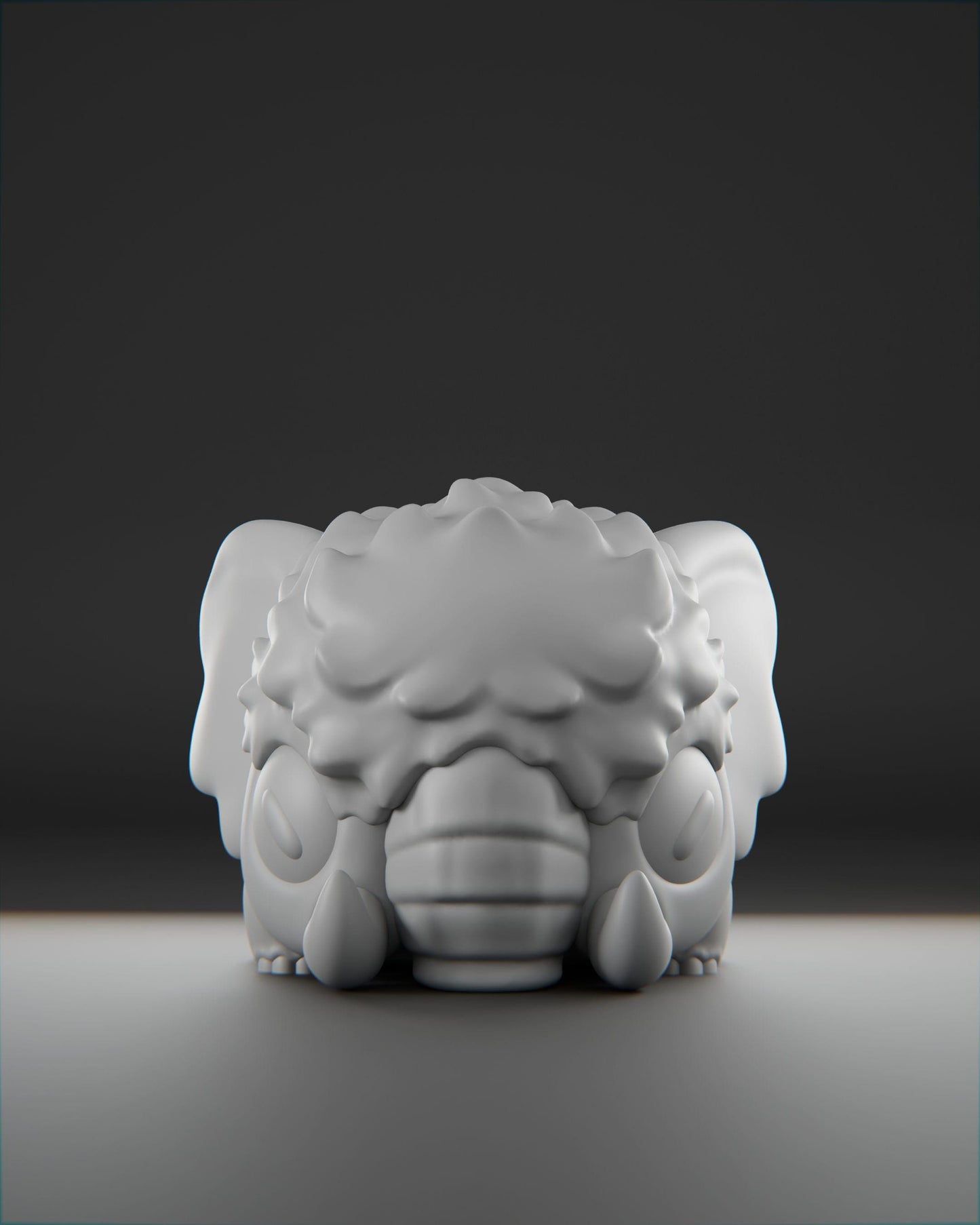 Snowmoth - UNPAINTED 3D Resin Figure - Grumpii Art Toy