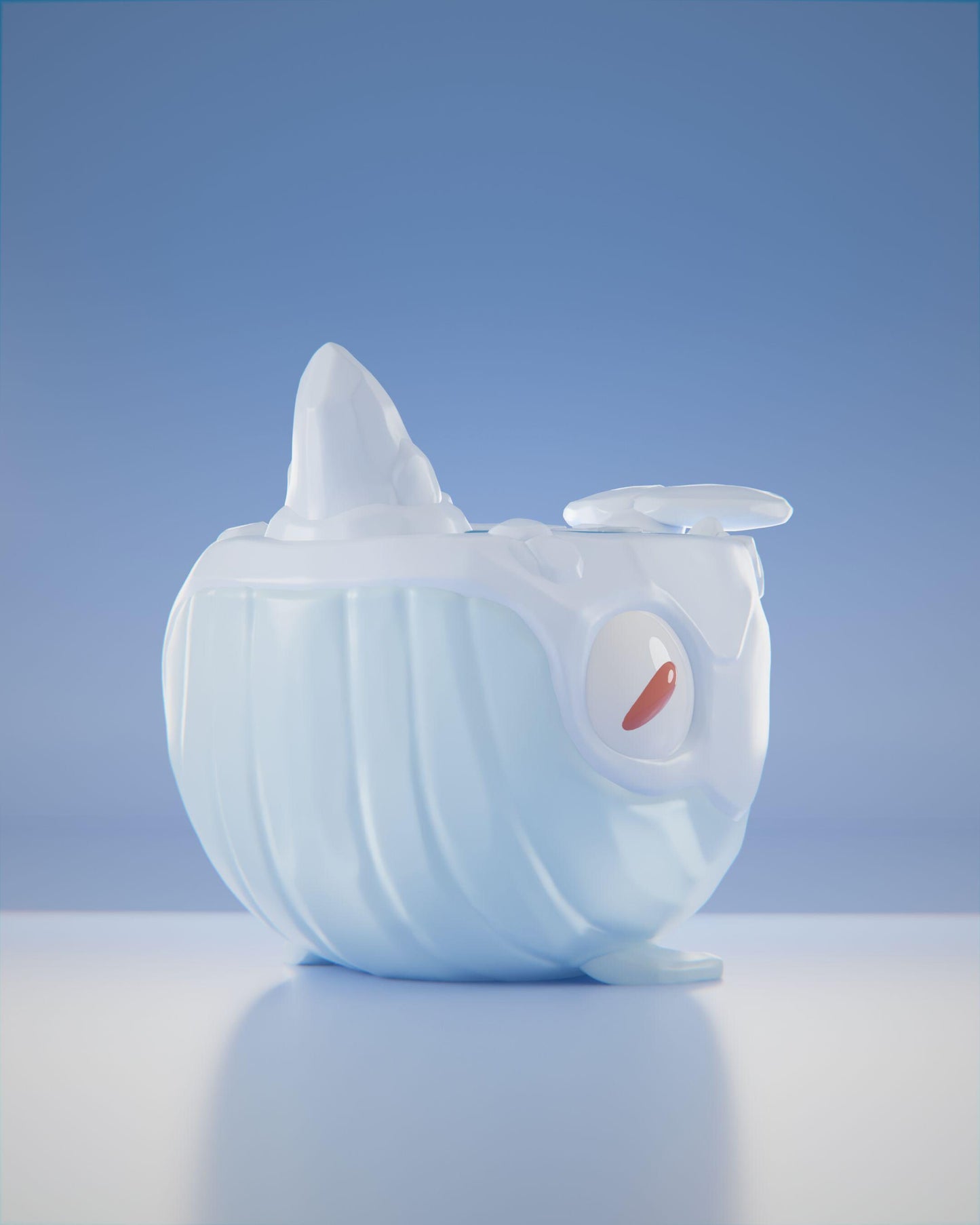 Whaleberg - UNPAINTED 3D Resin Figure - Grumpii Art Toy