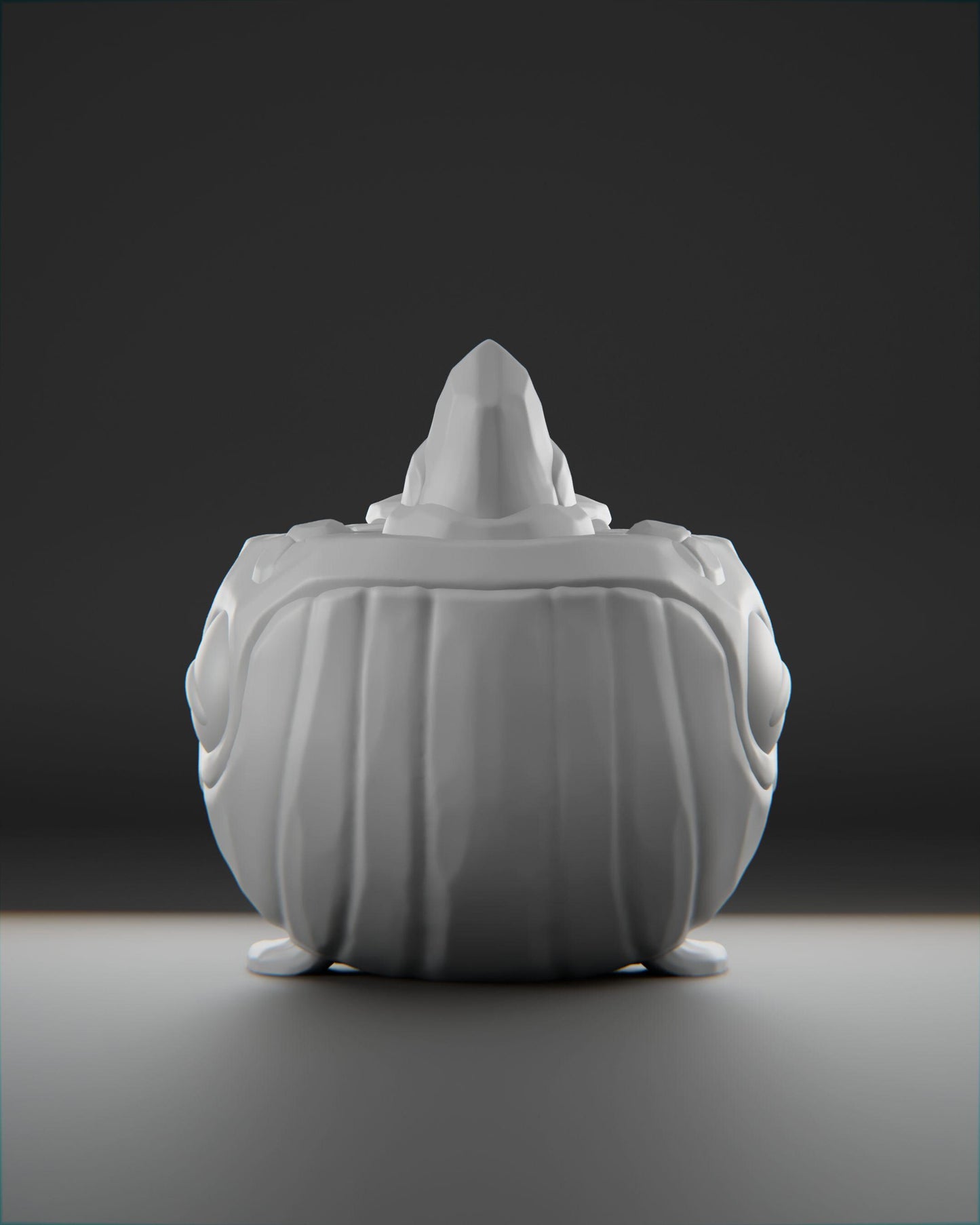 Whaleberg - UNPAINTED 3D Resin Figure - Grumpii Art Toy