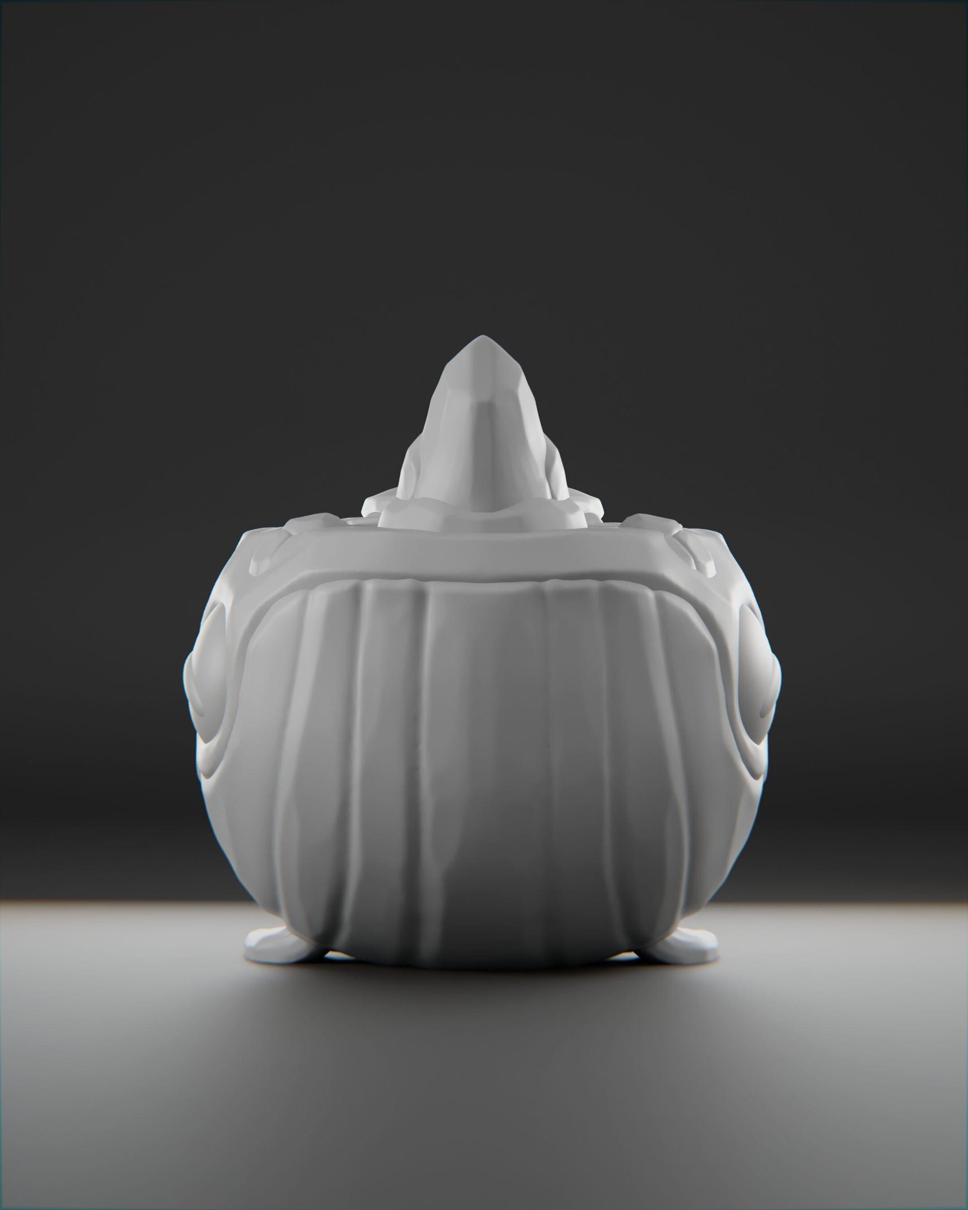 Whaleberg - UNPAINTED 3D Resin Figure - Grumpii Art Toy