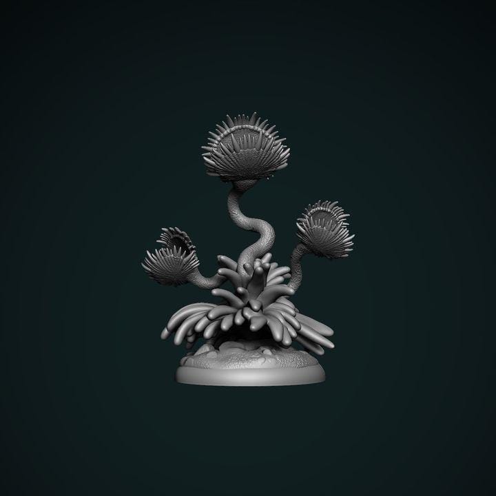 Carnivorous plant 2 - 3D Resin Print - Clynche Art