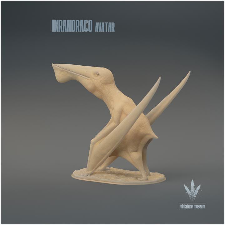 Ikrandraco avatar - UNPAINTED 3D Figurine - Miniature Museum