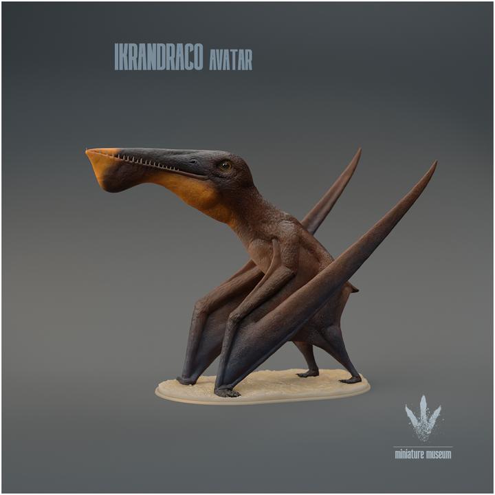 Ikrandraco avatar - UNPAINTED 3D Figurine - Miniature Museum