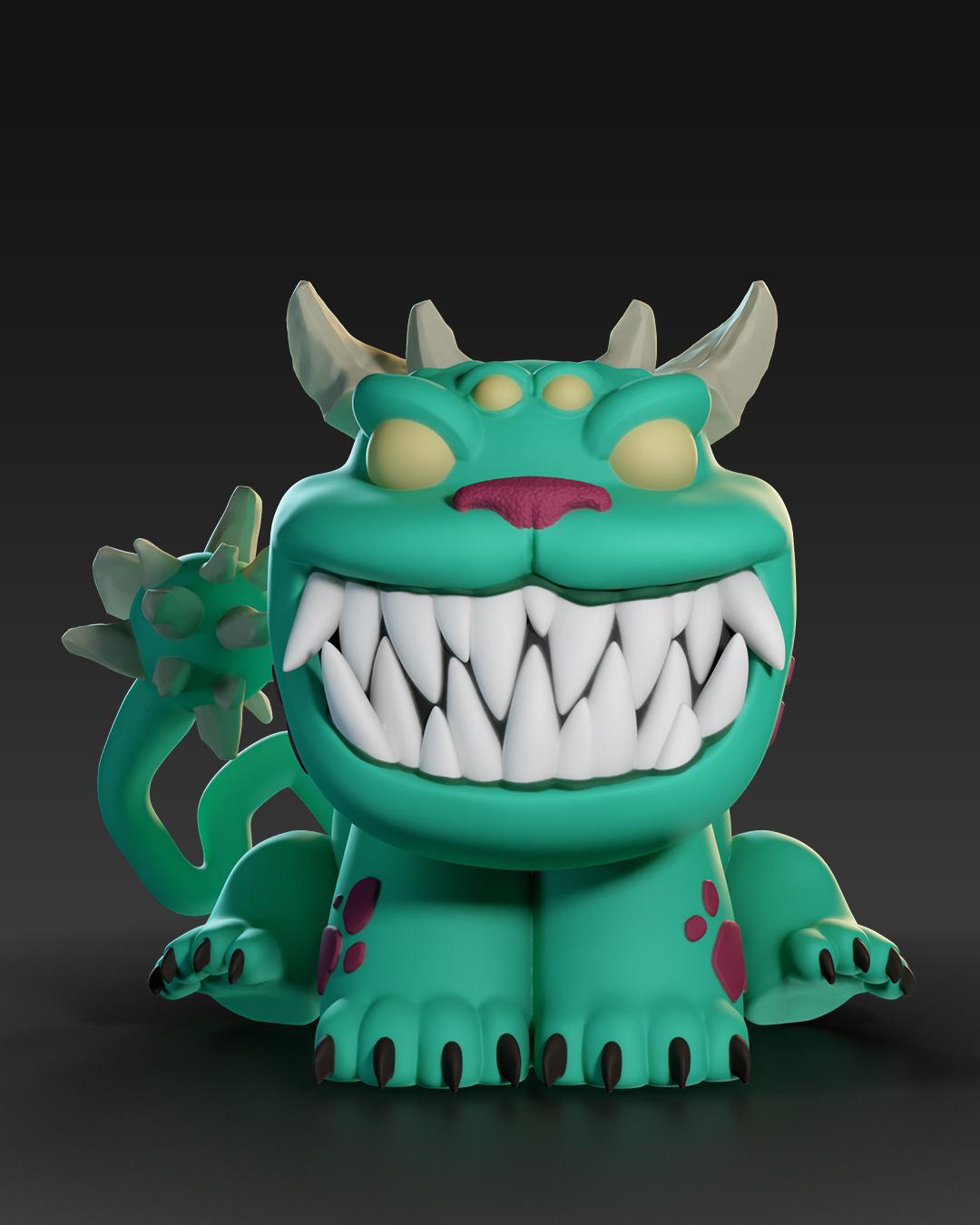 Hell Hounds - UNPAINTED 3D Resin Figure - Doreki Studio