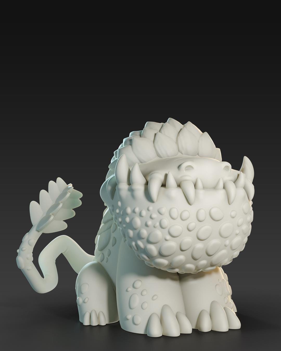 Hell Hounds - UNPAINTED 3D Resin Figure - Doreki Studio