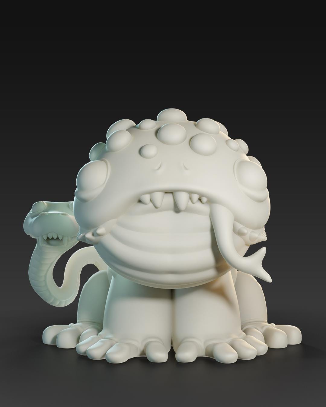 Hell Hounds - UNPAINTED 3D Resin Figure - Doreki Studio