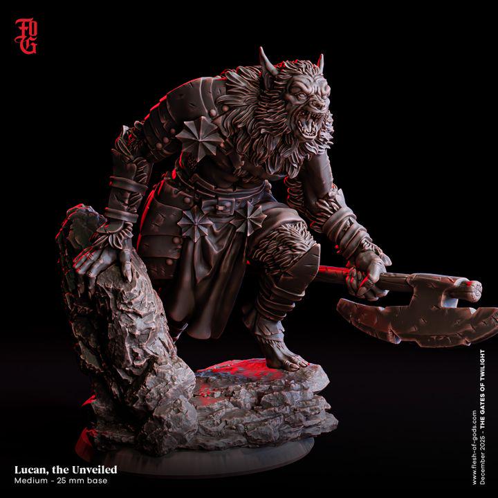 Returning Hero - Lucan, the Unveiled - Flesh of Gods - UNPAINTED 3D Resin Figure