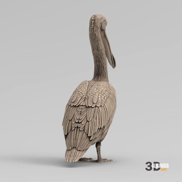 Pelican - UNPAINTED 3D figure - Alexander3dart