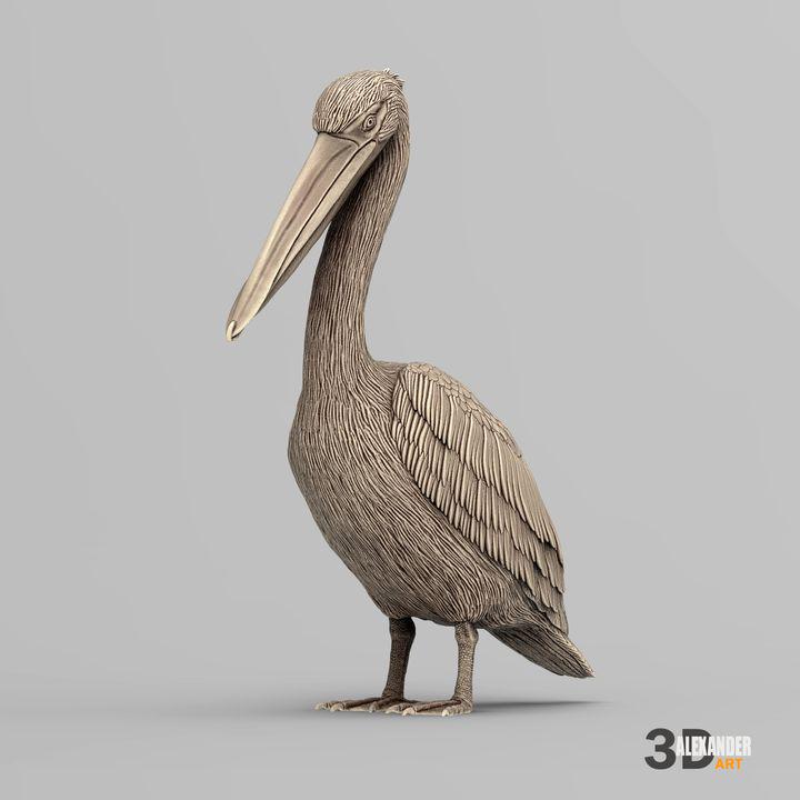 Pelican - UNPAINTED 3D figure - Alexander3dart