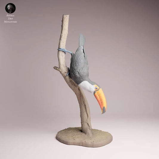 Toco Toucan - UNPAINTED 3D Resin Figurine - Animal Den Miniatures