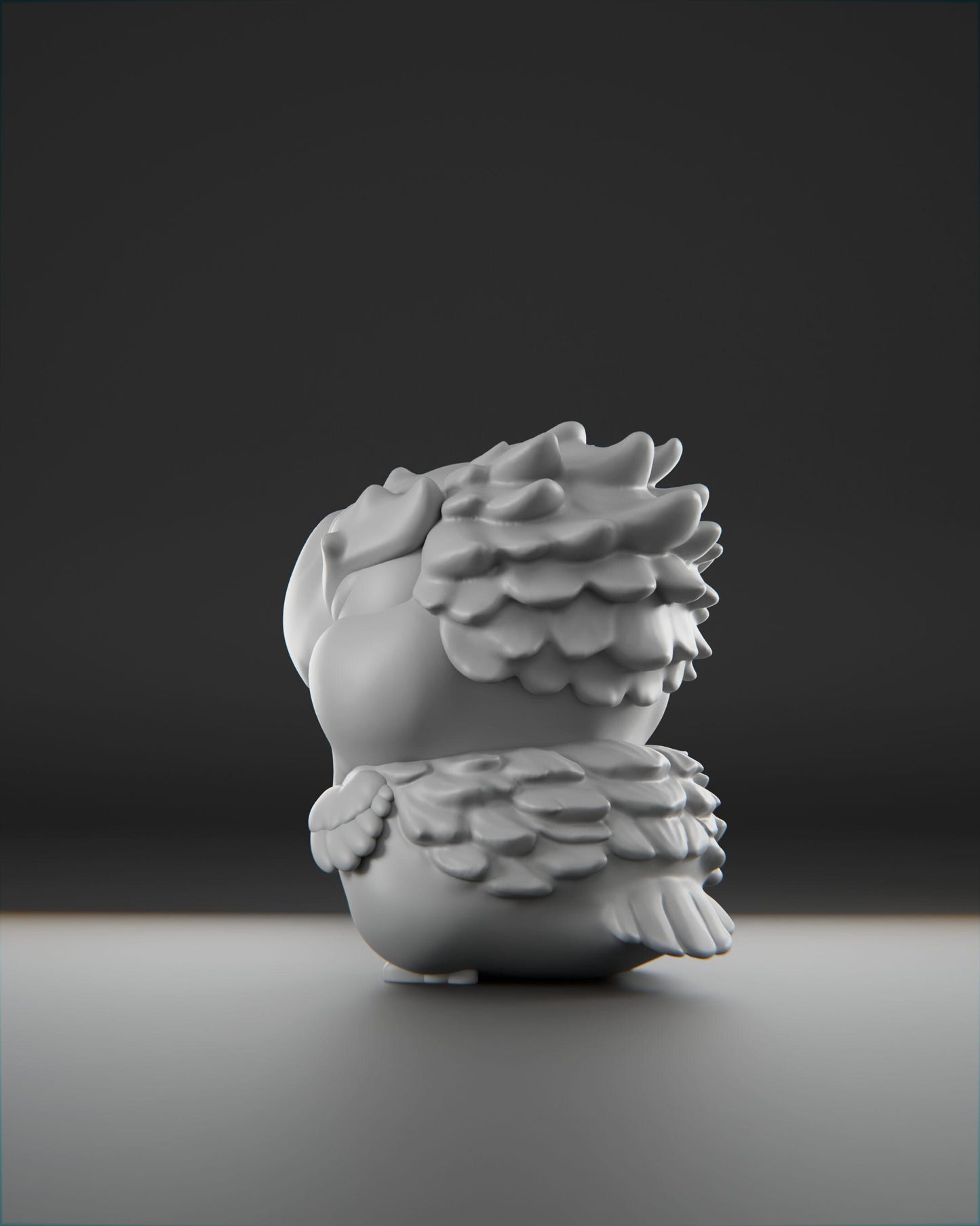 Terrorbeakii - UNPAINTED 3D Resin Figure - Grumpii Art Toy