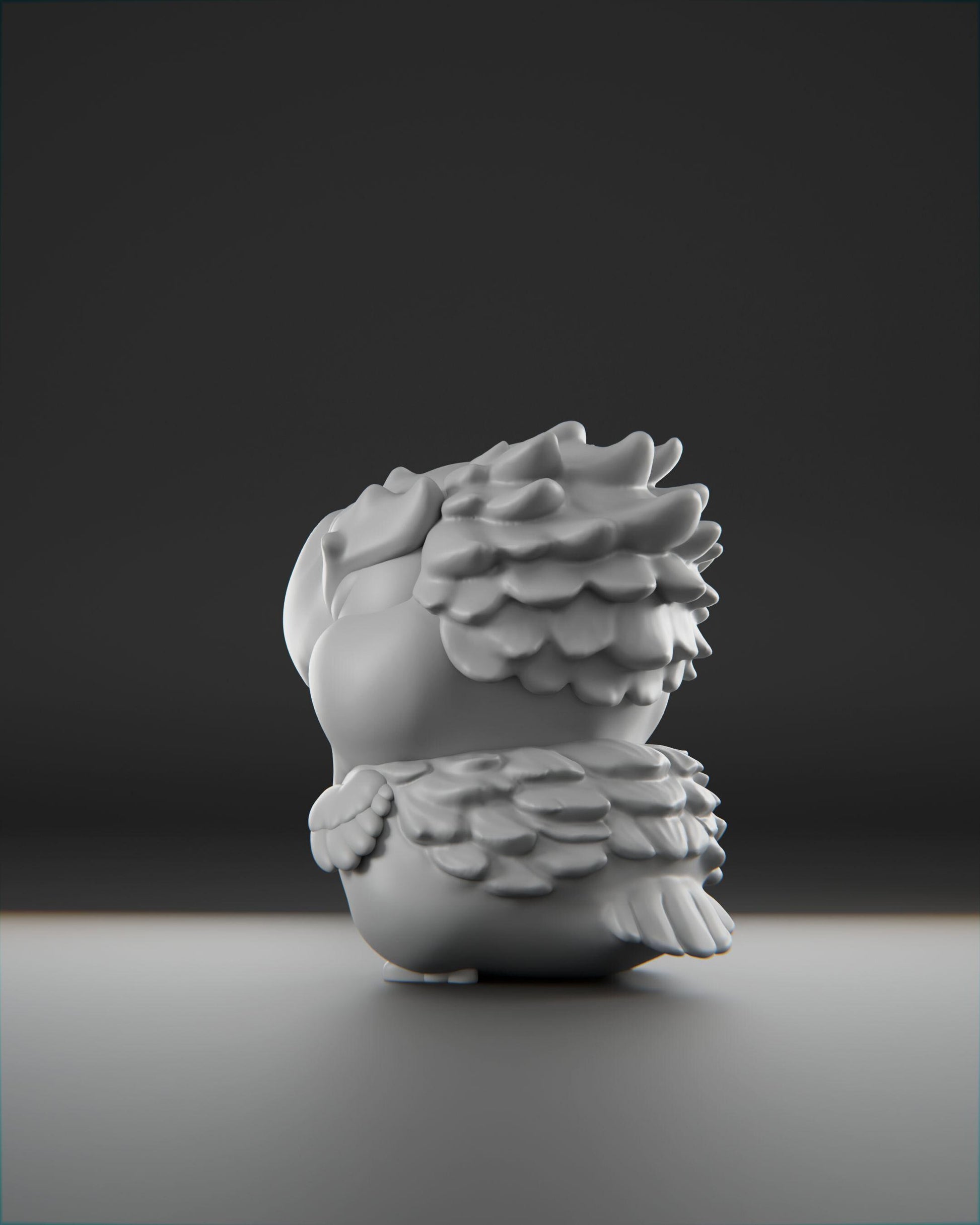 Terrorbeakii - UNPAINTED 3D Resin Figure - Grumpii Art Toy