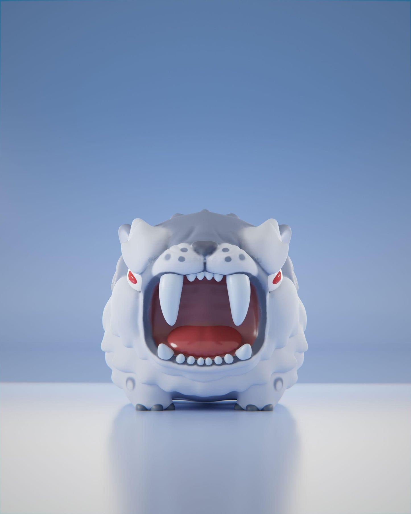 Frostiifang - UNPAINTED 3D Resin Figure - Grumpii Art Toy