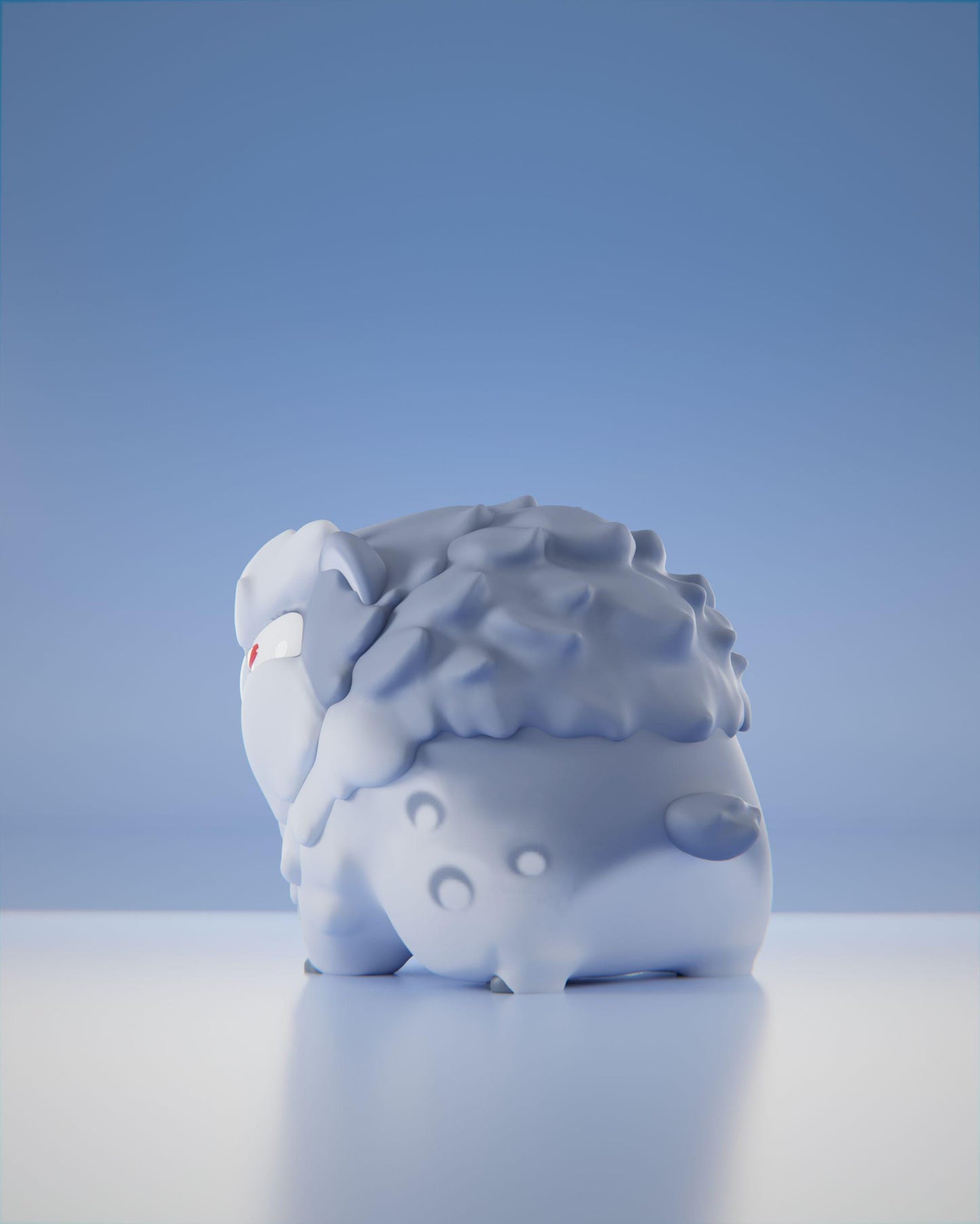 Frostiifang - UNPAINTED 3D Resin Figure - Grumpii Art Toy