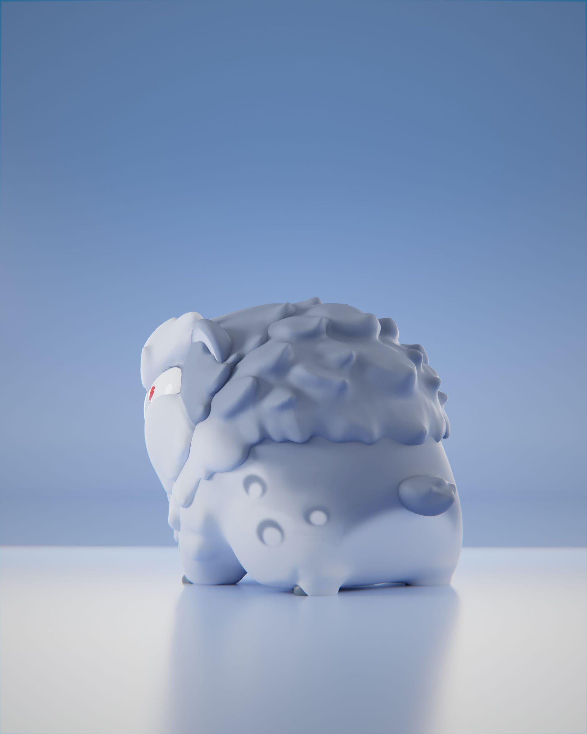 Frostiifang - UNPAINTED 3D Resin Figure - Grumpii Art Toy
