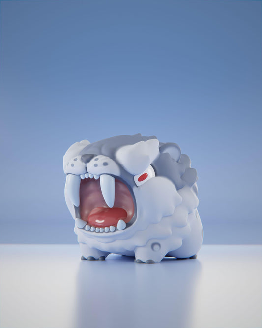 Frostiifang - UNPAINTED 3D Resin Figure - Grumpii Art Toy