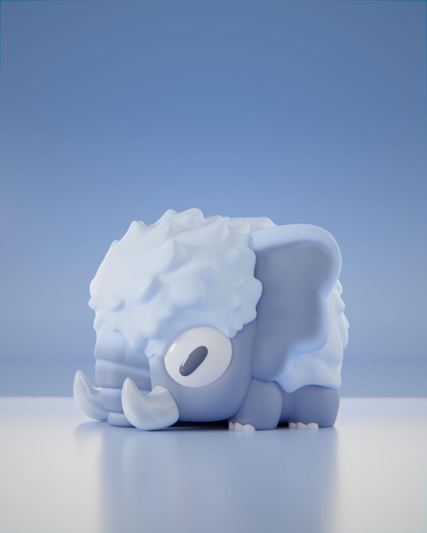 Snowmoth - UNPAINTED 3D Resin Figure - Grumpii Art Toy