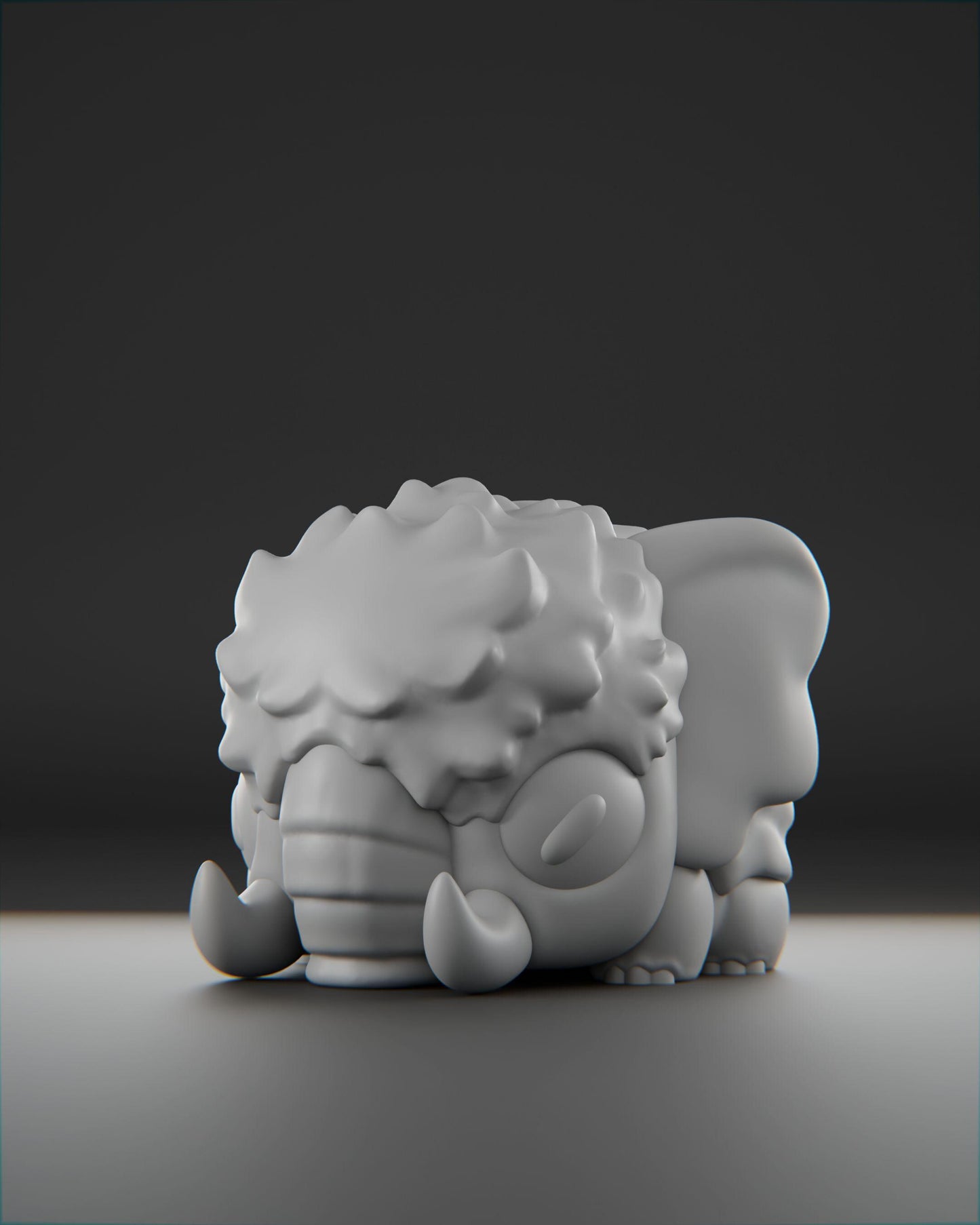 Snowmoth - UNPAINTED 3D Resin Figure - Grumpii Art Toy