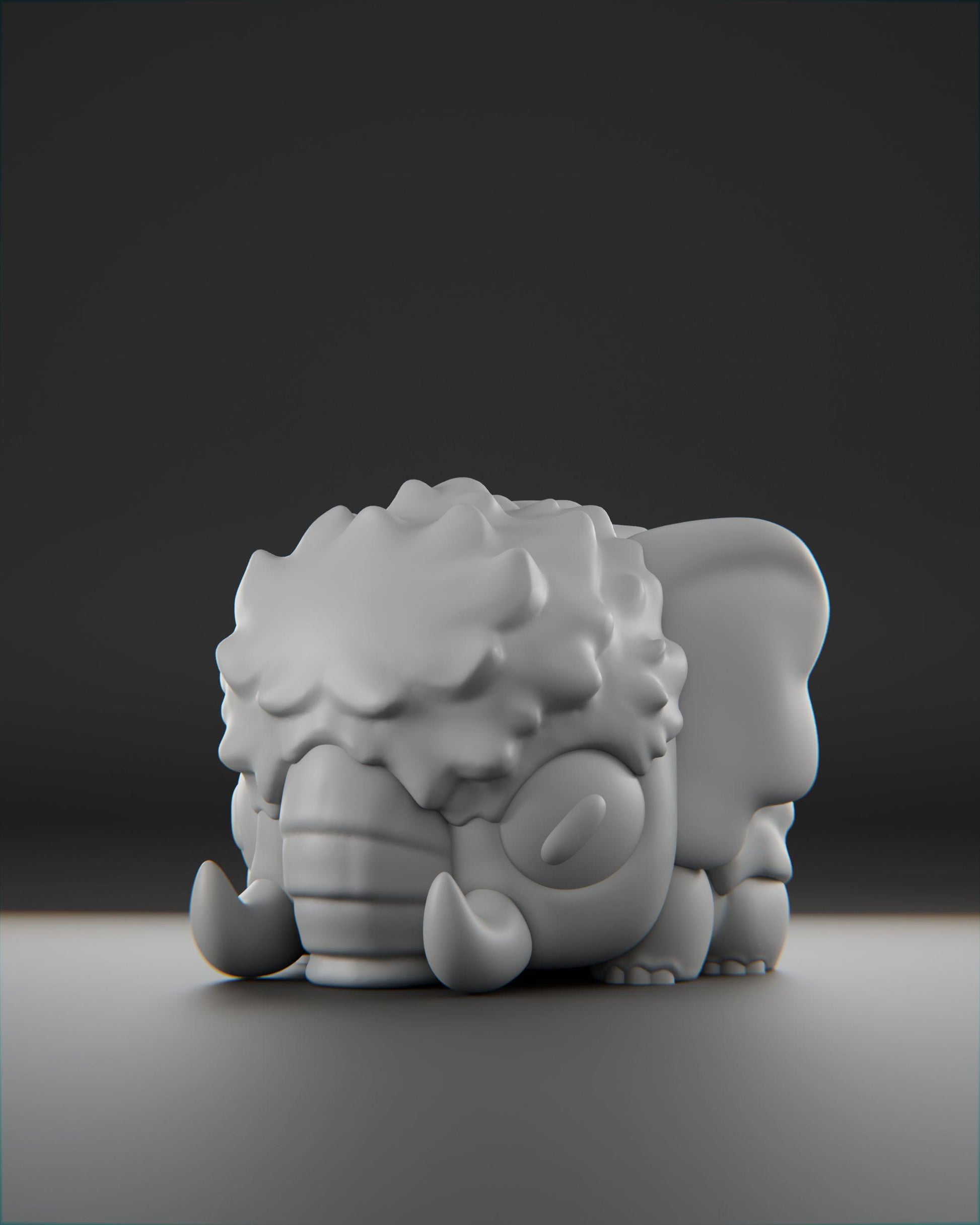 Snowmoth - UNPAINTED 3D Resin Figure - Grumpii Art Toy